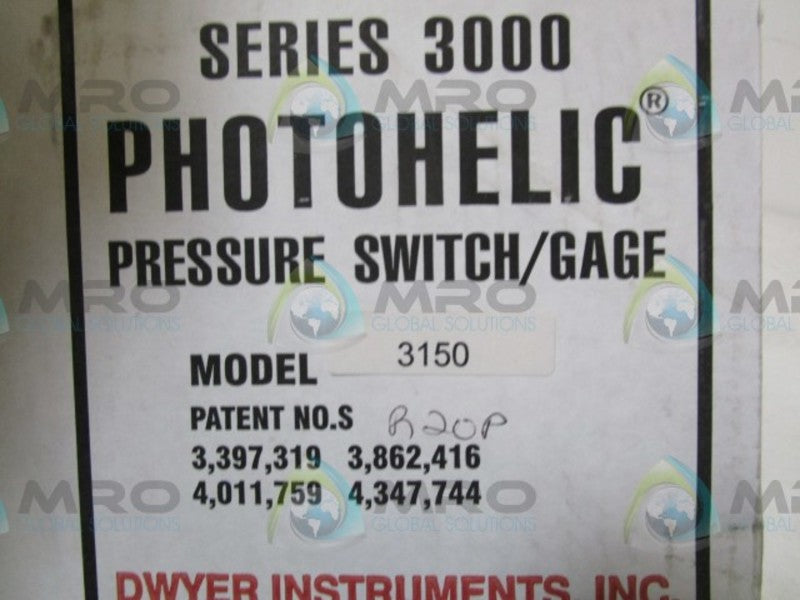 DWYER 3150C FLOW METER  NSMP