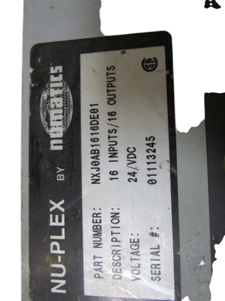 NUMATICS NXJ0AB1616DE01 W/ 152SS400M000061 W/ 554BB400MT00061  UNMP