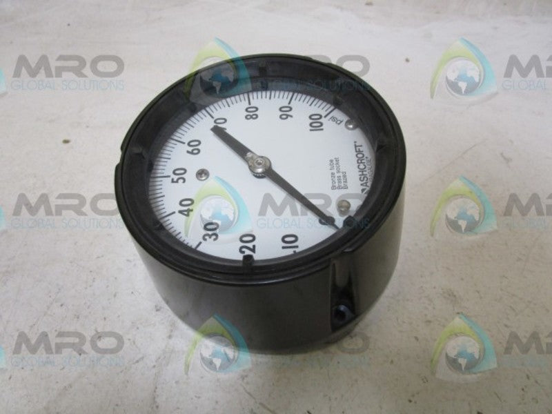 ASHCROFT 451279AS02B-100# DURAGAUGE 0-100 PSI  NSMP
