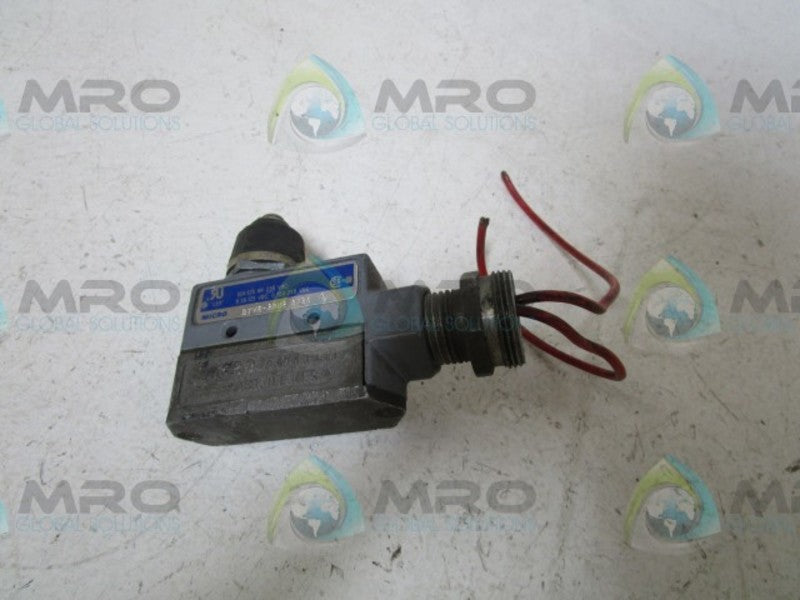 MICRO SWITCH DTV6-2RN2 LIMIT SWITCH (GREY BODY)  UNMP