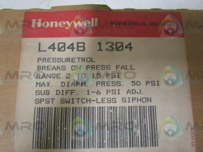 HONEYWELL L404B1304 PRESSURE CONTROLLER  NSMP