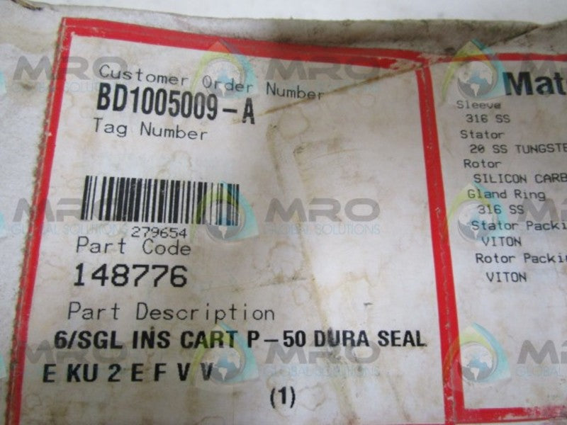 FLOWSERVE BD1005009-A SEAL  NSMP