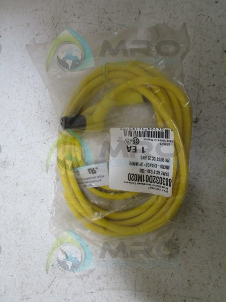 DANIEL WOODHEAD 81230-003 883032D01M020 CORDSET  NSMP