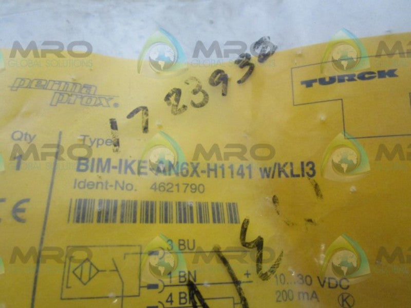TURCK BIM-IKE-AN6X-H1141 W/ KLI3 POSITION SENSOR  NSMP