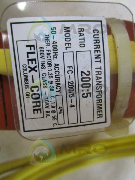 FLEX-CORE FC-200/5-4 CURRENT TRANSFORMER  NSNP