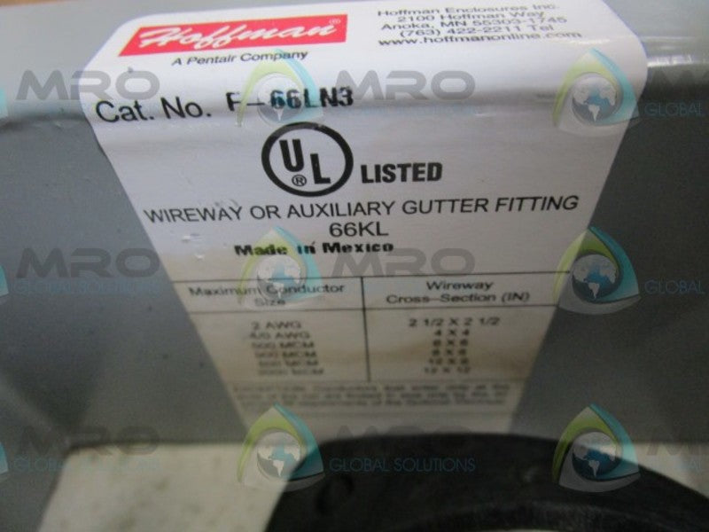 HOFFMAN F66LN3 WIREWAY 3 INCH  NSMP