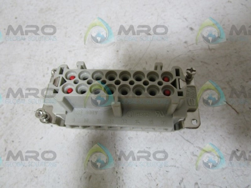 HARTING HAN 16E-BU-ISK-S CONNECTOR  NSNP