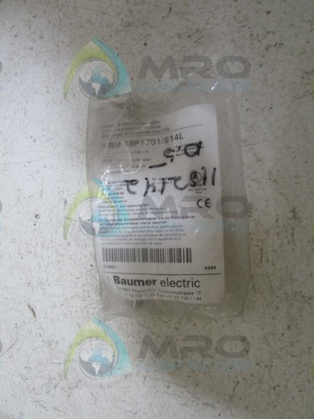 BAUMER IFRM 18P1701/S14L PROXIMITY SENSOR  NSMP