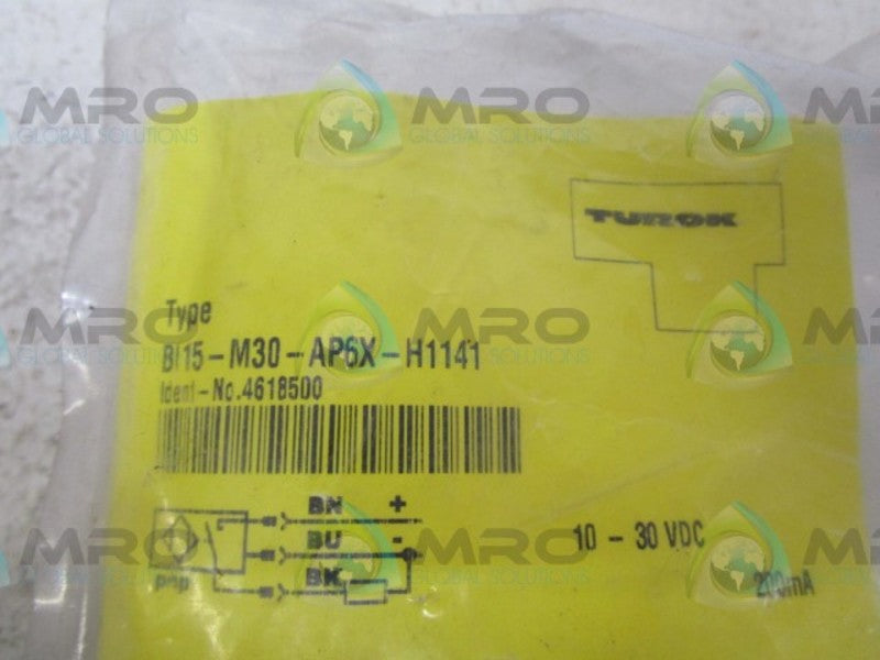 TURCK BI15-M30-AP6X-H1141 PROXIMITY SWITCH  NSMP