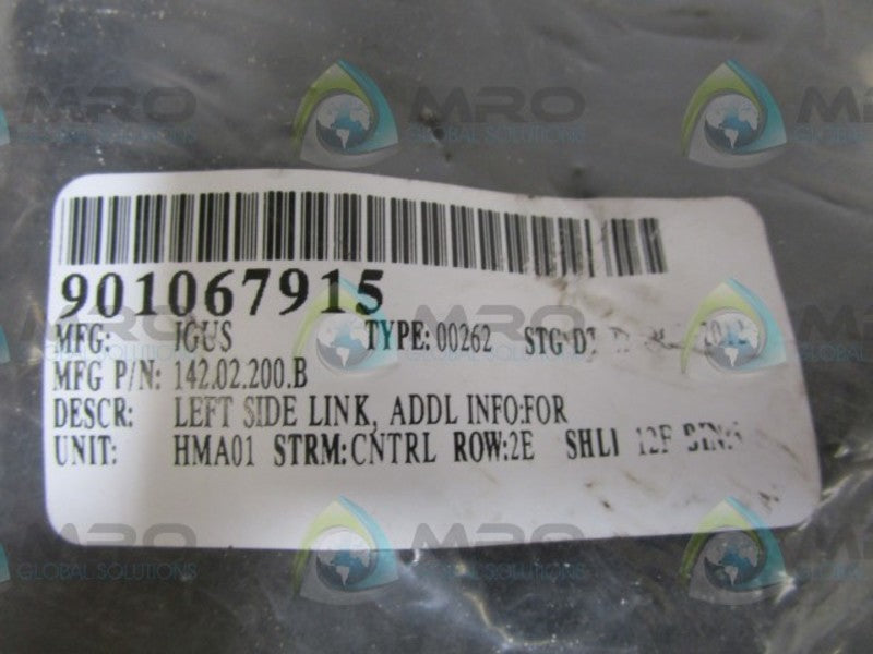 LOT OF 8 IGUS 142.02.200.B LEFT SIDE LINK NSNP