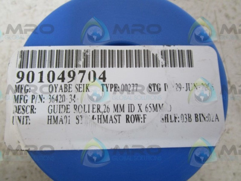 LOT OF 20 OYABE SEIK 36420-34 GUIDE ROLLER NSNP