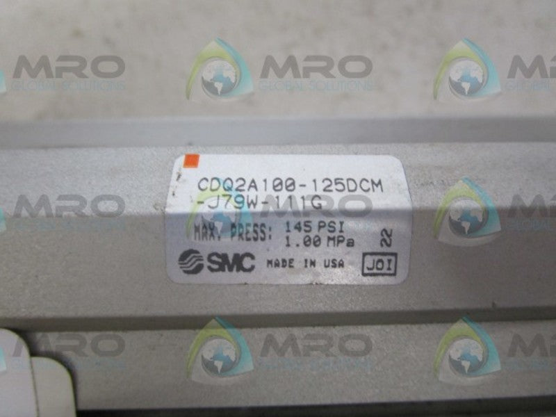 SMC CDQ2A100-125DCM-J79W-111G PNEUMATIC AIR CYLINDER NSNP