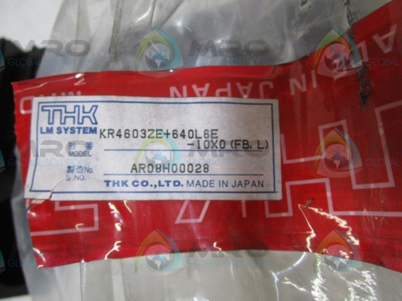 THK KR4603ZE+640L6E LM GUIDE ACTUATOR  NSNP
