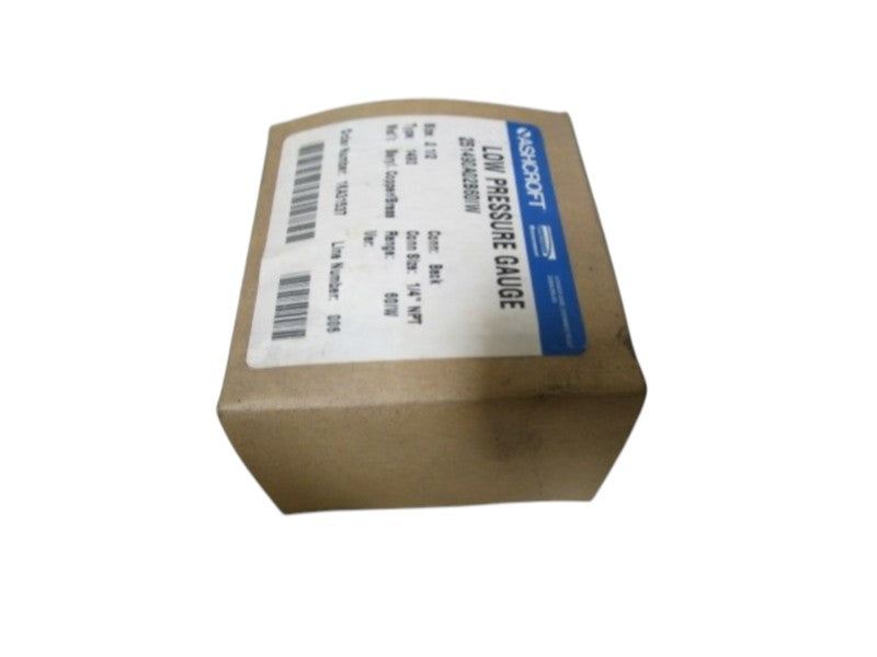 ASHCROFT 251490A02B-60IW PRESSURE GAUGE 0-60 IW  NSMP