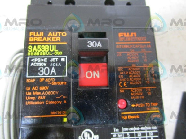 FUJI ELECTRIC SA53BUL CIRCUIT BREAKER  NSMP