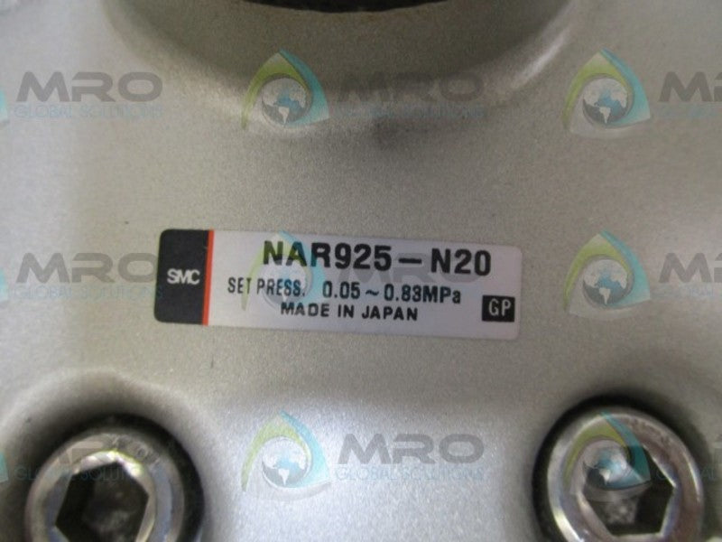 SMC NAR925-N20 PNEUMATIC REGULATOR  NSNP