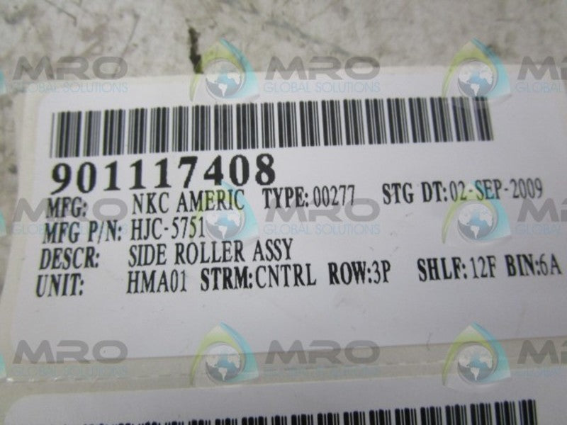 LOT OF 47 NKC HJC-5751 SIDE ROLLER NSNP