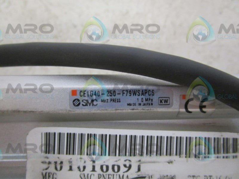 SMC CE1G40-250-F79WSAPCS CYLINDER SCALE W/ CONNECTOR  UNMP