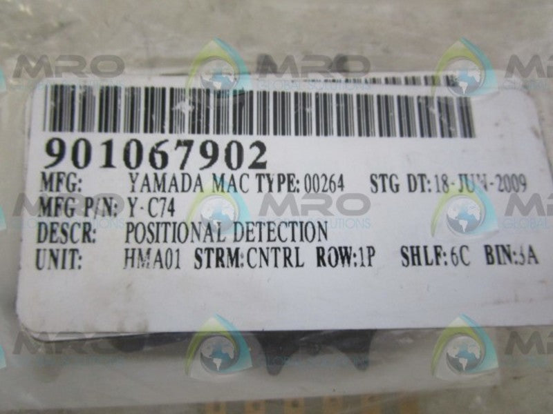 LOT OF 2 YAMADA Y-C74 POSITIONAL DETECTION NSNP
