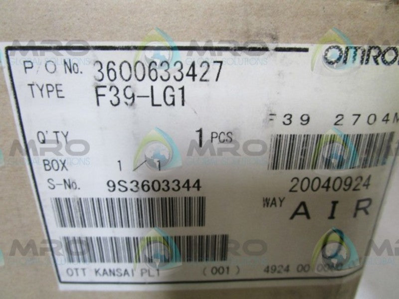 OMRON F39-LG1 MOUNTING BRACKET  NSMP