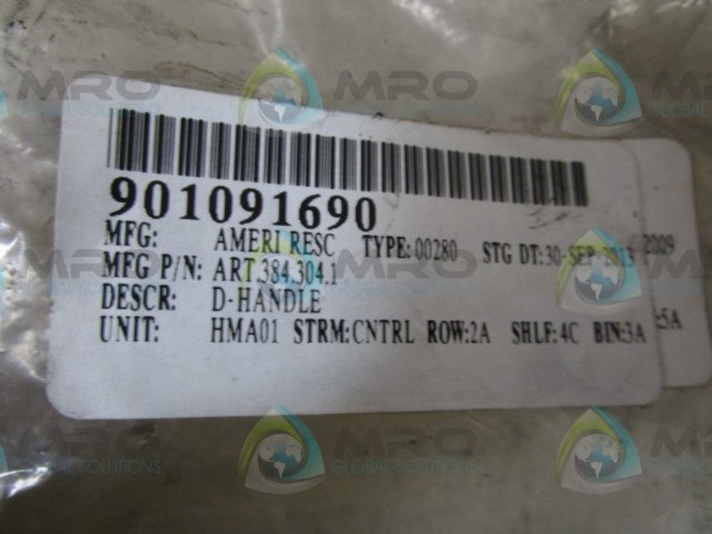 AMERI RESC ART.384.304.1 D-HANDLE  UNMP