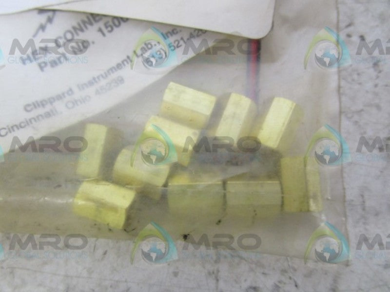 LOT OF 10 CLIPPARD 15004 HEX CONNECTOR NSMP