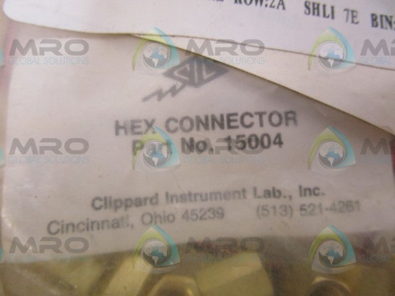 LOT OF 10 CLIPPARD 15004 HEX CONNECTOR NSMP