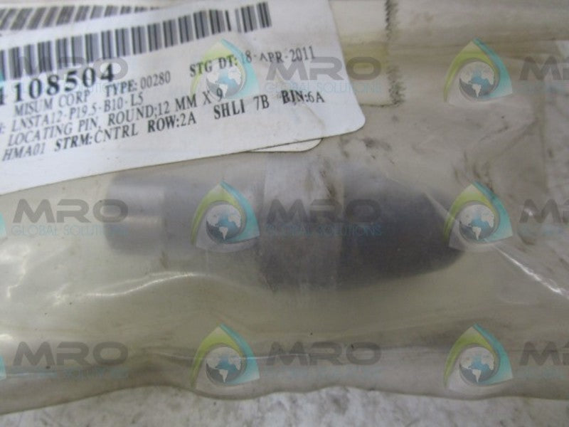 MISUM LNSTA12-P19.5-B10-L5 LOCATING PIN  NSMP