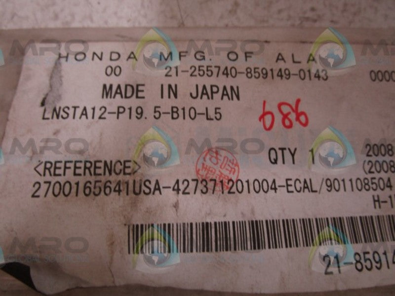 MISUM LNSTA12-P19.5-B10-L5 LOCATING PIN  NSMP