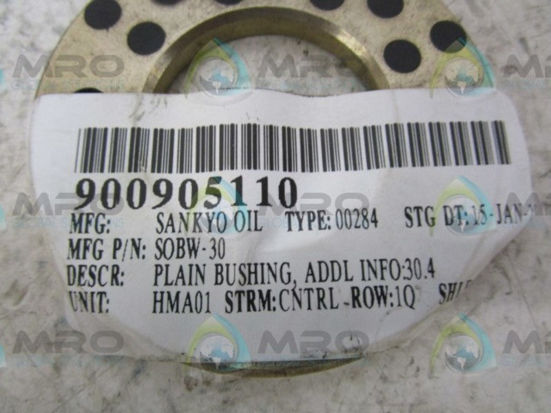 SANKYO SOBW-30 PLAIN BUSHING  UNMP