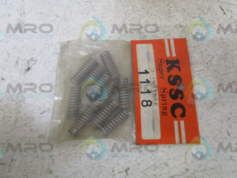 LOT OF 10 KSSC 1118 SPRING NSMP