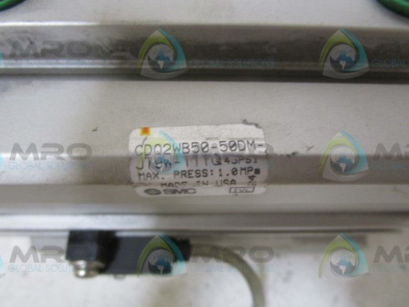 SMC CDQ2WB50-50DM-J79W-111Q CYLINDER (AS PICTURED)  UNMP