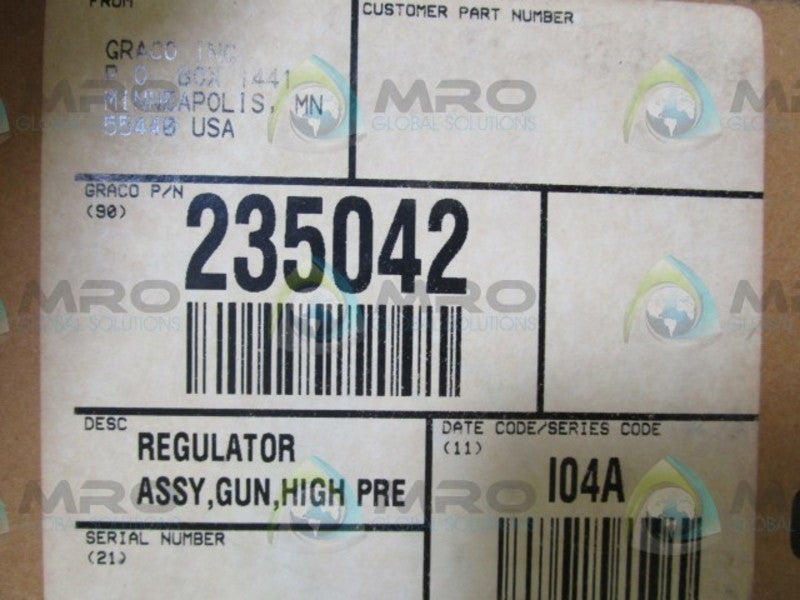 GRACO 235042 REGULATOR  NSMP
