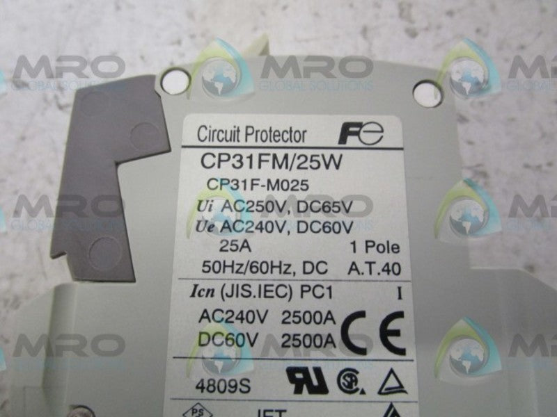 FUJI ELECTRIC CP31FM/25W CIRCUIT PROTECTOR  NSMP