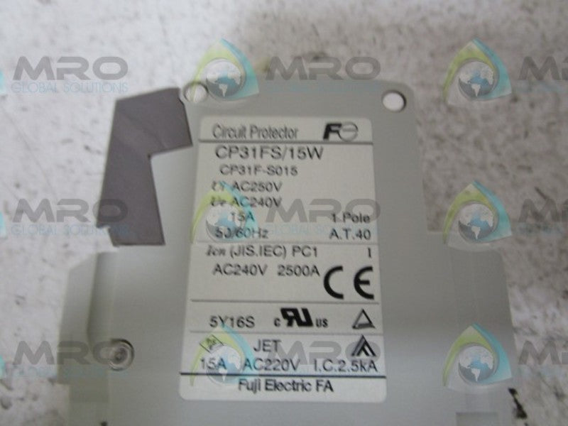 FUJI ELECTRIC CP31FS/15W CIRCUIT PRTECTOR  NSMP