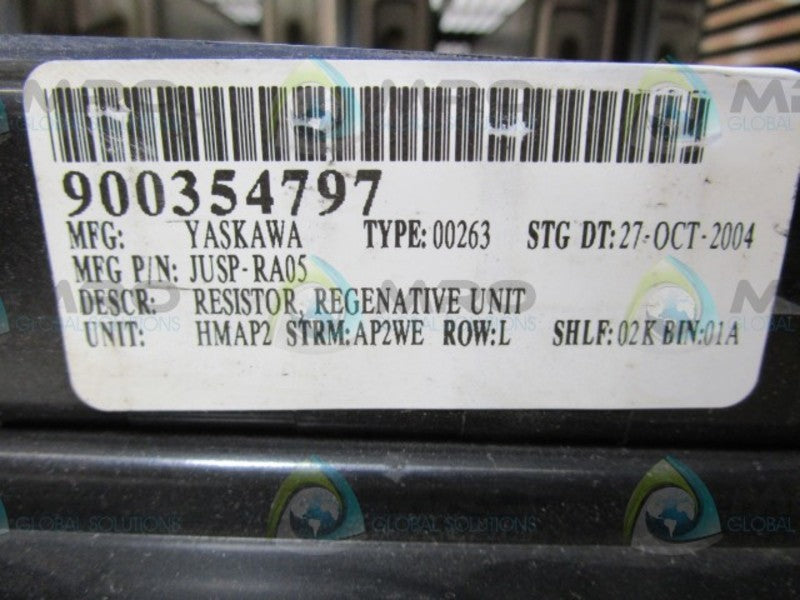 YASKAWA JUSP-RA05 REGENERATIVE RESISTOR  UNMP