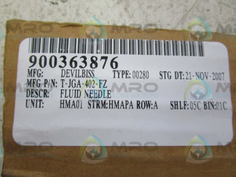 LOT OF 18 T-JGA-402-FZ FLUID TIP NEEDLE NSNP