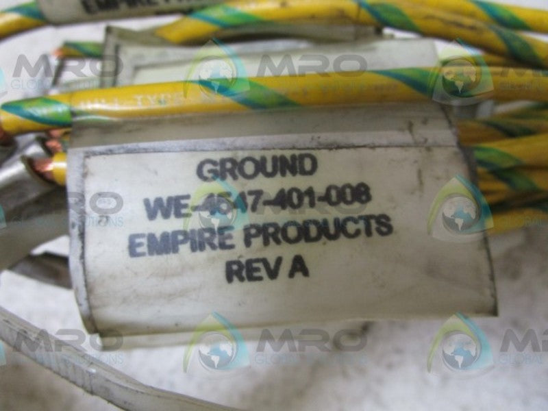 LOT OF 25 FANUC WE-4547-401-008 GROUND CABLE  UNMP