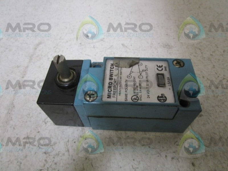 MICRO SWITCH LSA9A LIMIT SWITCH  UNMP