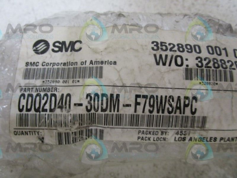 SMC CDQ2D40-30DM-F79WSAPC CYLINDER  NSNP