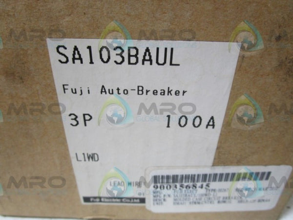 FUJI ELECTRIC SA103BAUL100 CIRCUIT BREAKER  NSMP