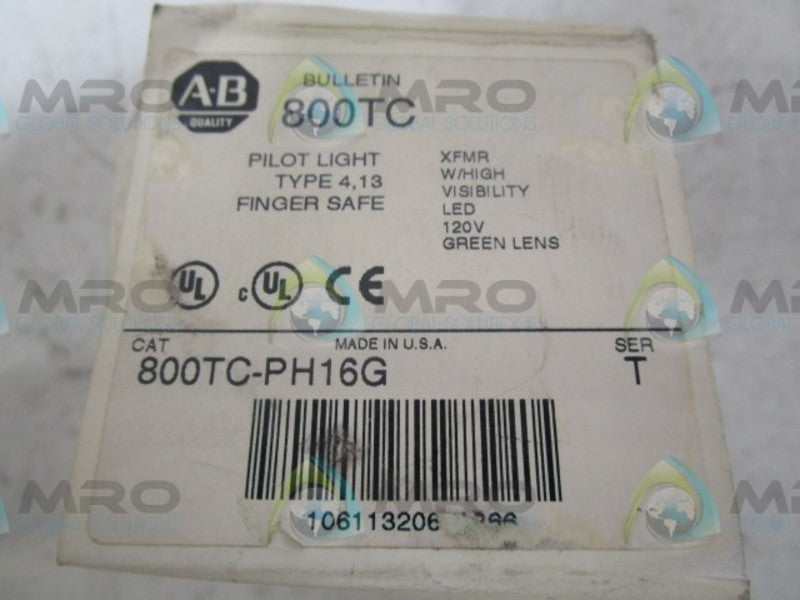 INDUSTRIAL SPARE PART 800TC-PH16G SERIES T PILOT LIGHT  NSMP