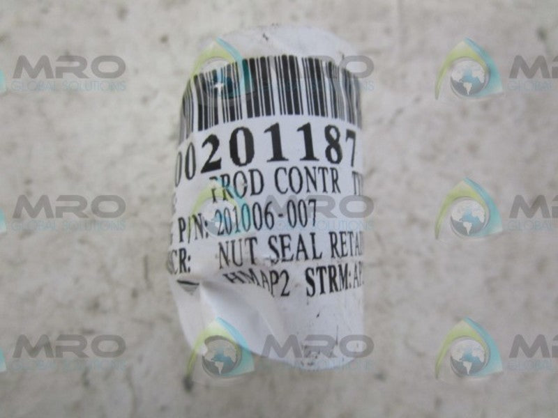 LOT OF 4 PROD CONTR 201006-007 NUT SEAL UNMP