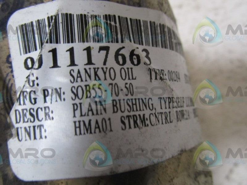 LOT OF 2 SANKYO SOB55-70-50 PLAIN BUSHING NSNP