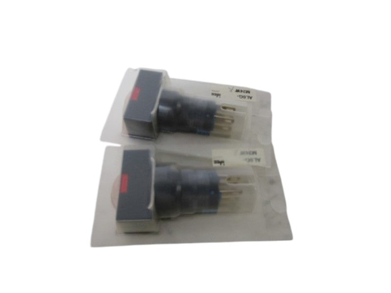 LOT OF 2 IDEC AL6G-M24R PUSH BUTTON NSMP