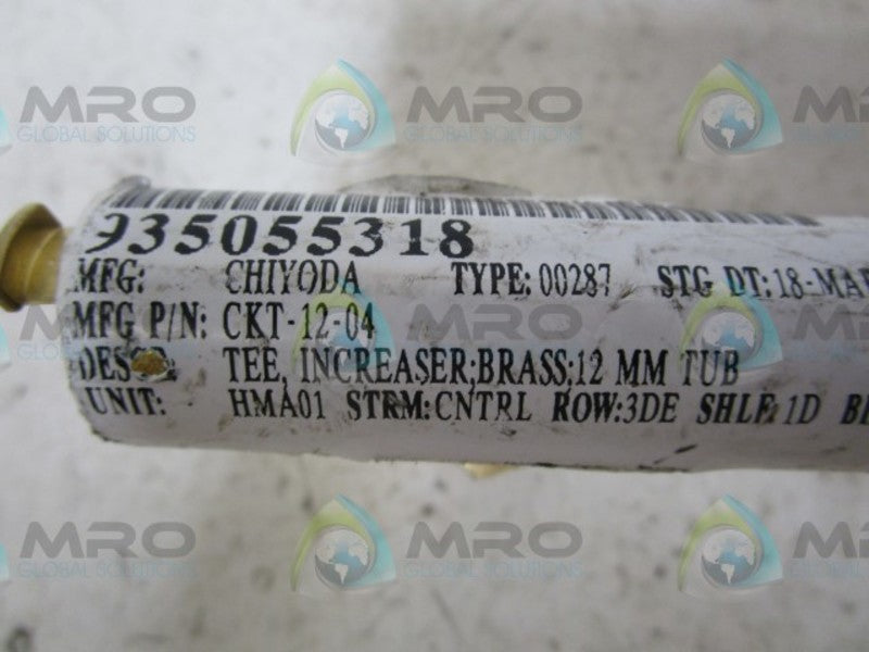 LOT OF 3 CHIYODA CKT-12-04 VALVE NSNP