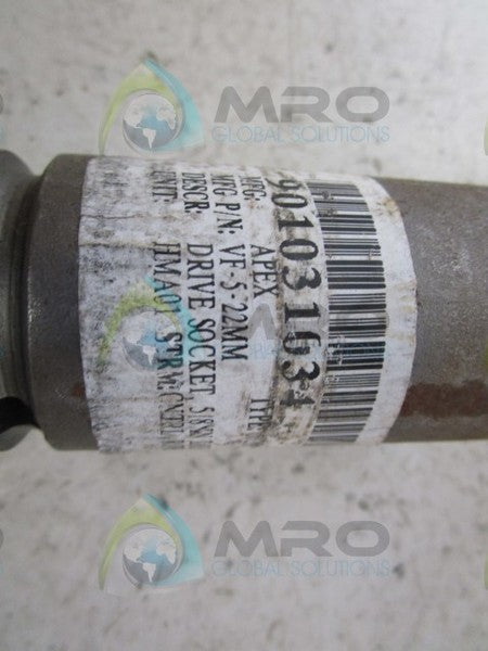 APEX VF-5-22MM DRIVE SOCKET  NSNP