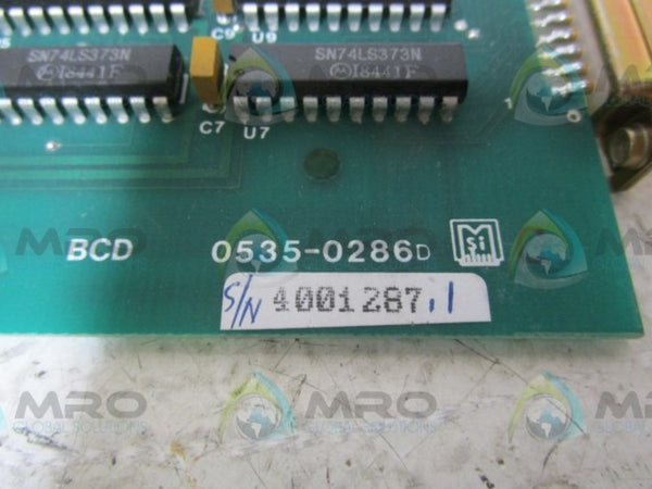 0535-0286D CIRCUIT BOARD  UNMP