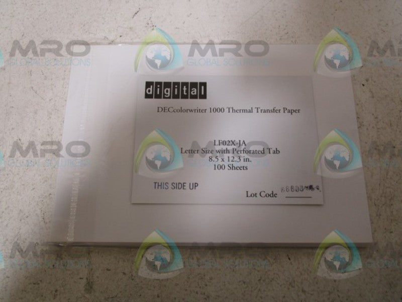 LOT OF 100 DIGITAL LF02X-JA NSNP