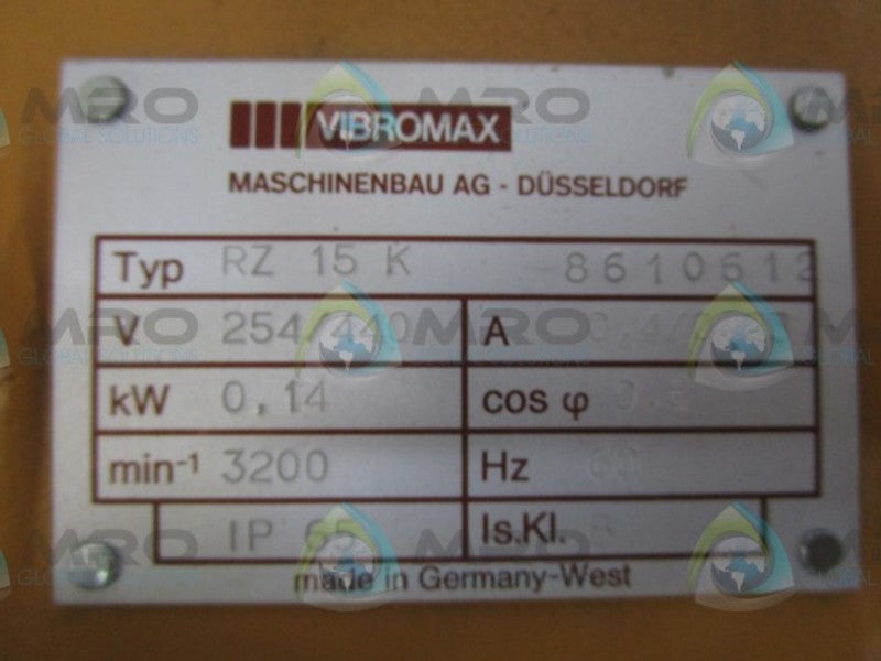 VIBROMAX RZ15K  NSNP